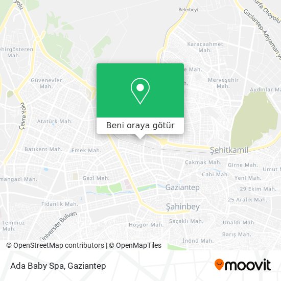 Ada Baby Spa harita