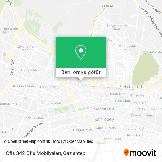 Ofis 342 Ofis Mobilyaları harita