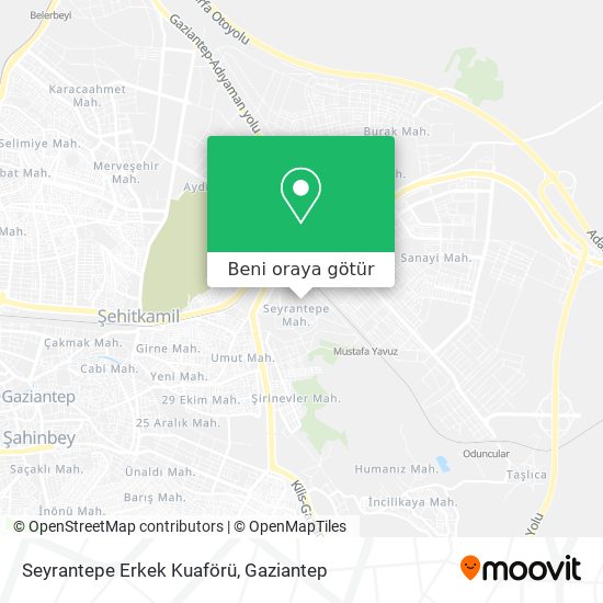 Seyrantepe Erkek Kuaförü harita