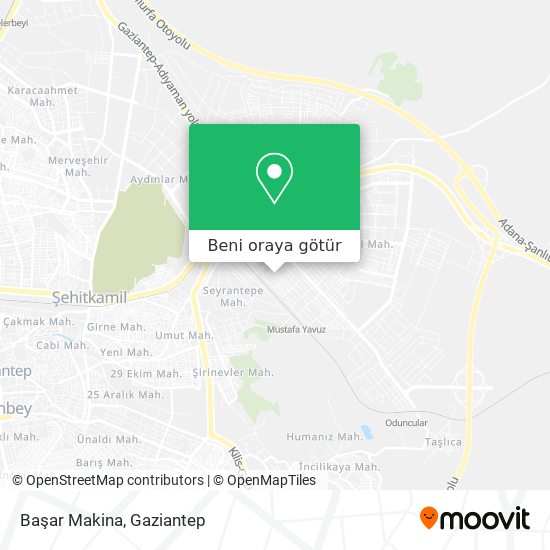 Başar Makina harita