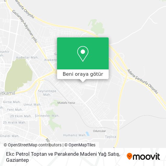 Ekc Petrol Toptan ve Perakende Madeni Yağ Satış harita