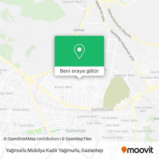 Yağmurlu Mobilya Kadir Yağmurlu harita