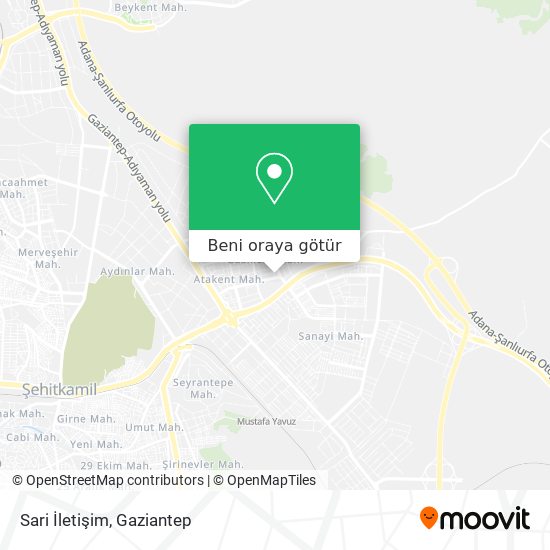 Sari İletişim harita