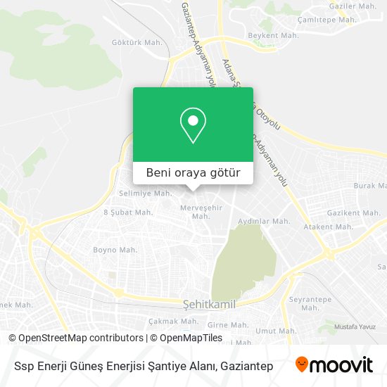 Ssp Enerji Güneş Enerjisi Şantiye Alanı harita