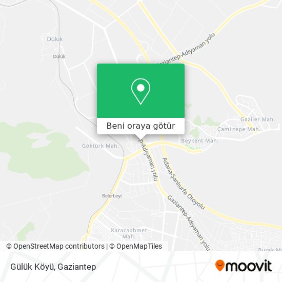 Gülük Köyü harita