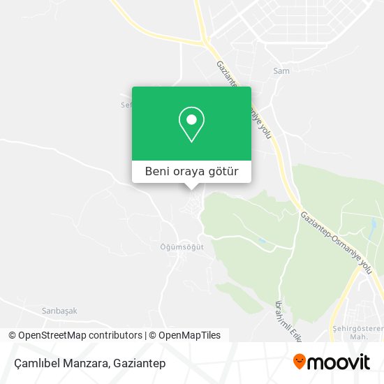Çamlıbel Manzara harita