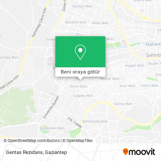Gentas Rezıdans harita