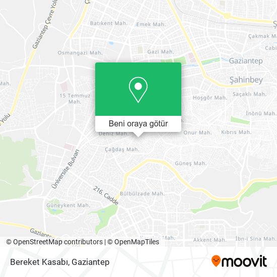 Bereket Kasabı harita