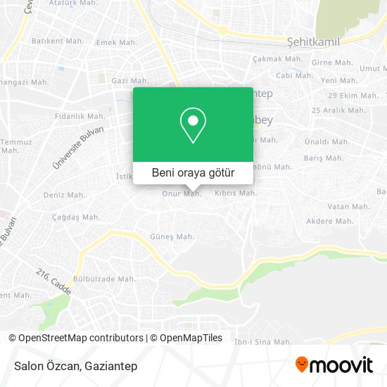 Salon Özcan harita