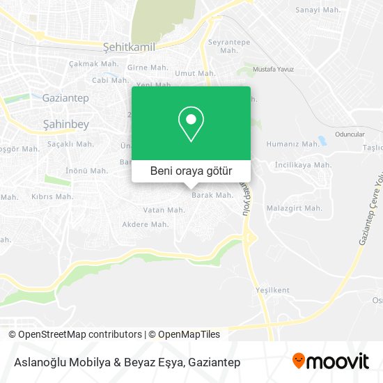 Aslanoğlu Mobilya & Beyaz Eşya harita