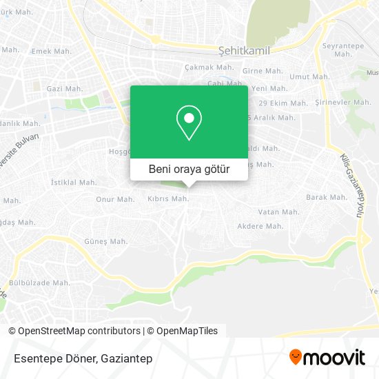 Esentepe Döner harita