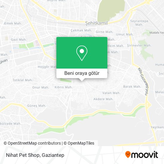 Nihat Pet Shop harita