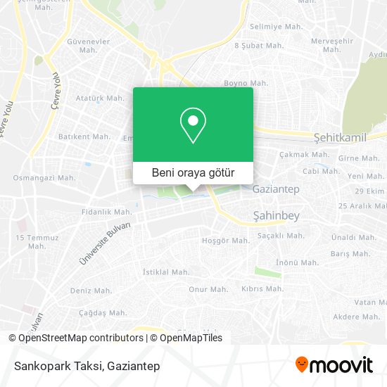 Sankopark Taksi harita