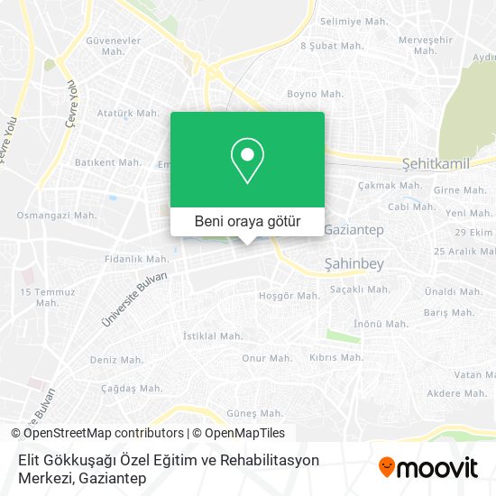 Elit Gökkuşağı Özel Eğitim ve Rehabilitasyon Merkezi harita