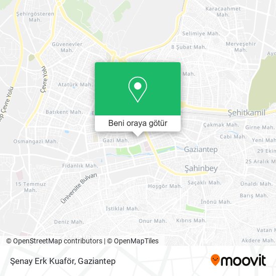 Şenay Erk Kuaför harita