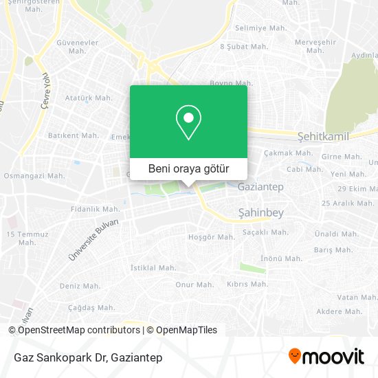 Gaz Sankopark Dr harita