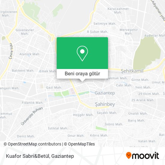 Kuafor Sabri&Betül harita