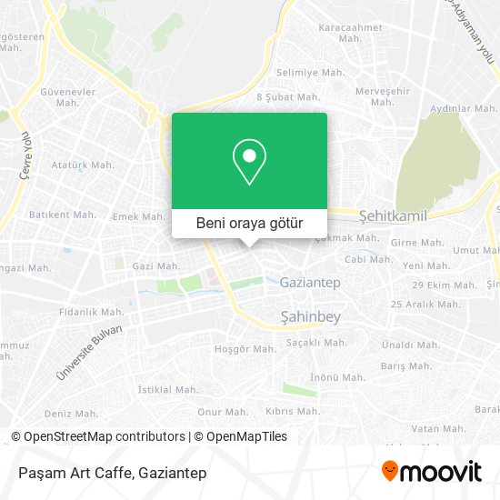Paşam Art Caffe harita