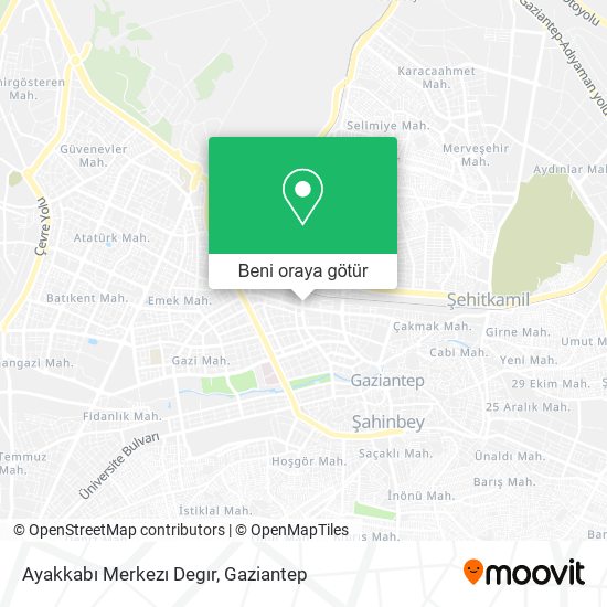 Ayakkabı Merkezı Degır harita