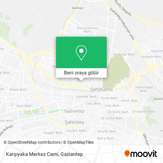 Karşıyaka Merkez Cami harita