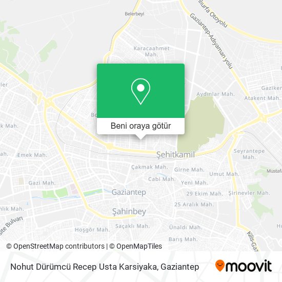 Nohut Dürümcü Recep Usta Karsiyaka harita