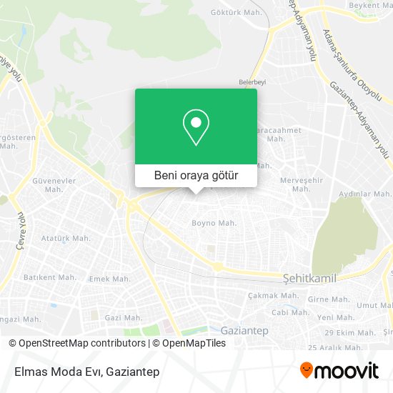 Elmas Moda Evı harita