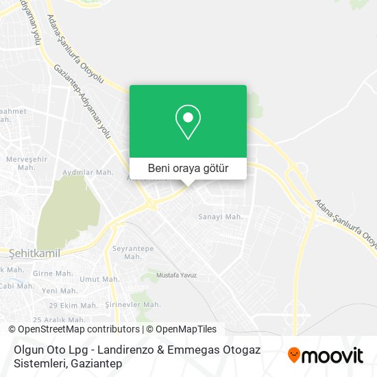 Olgun Oto Lpg - Landirenzo & Emmegas Otogaz Sistemleri harita