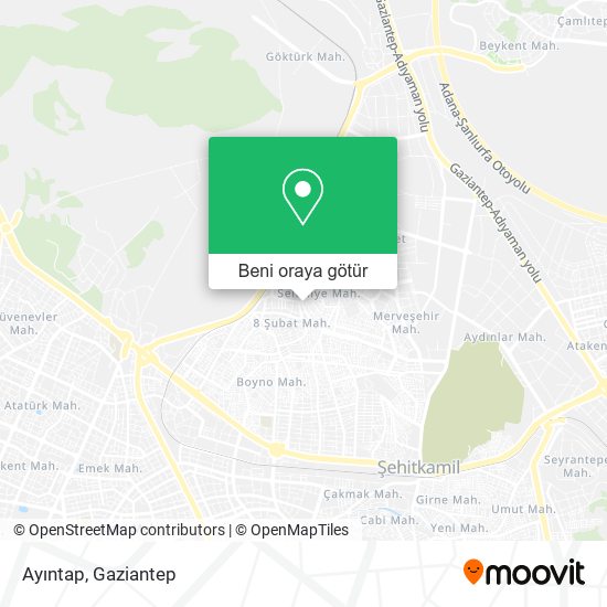 Ayıntap harita