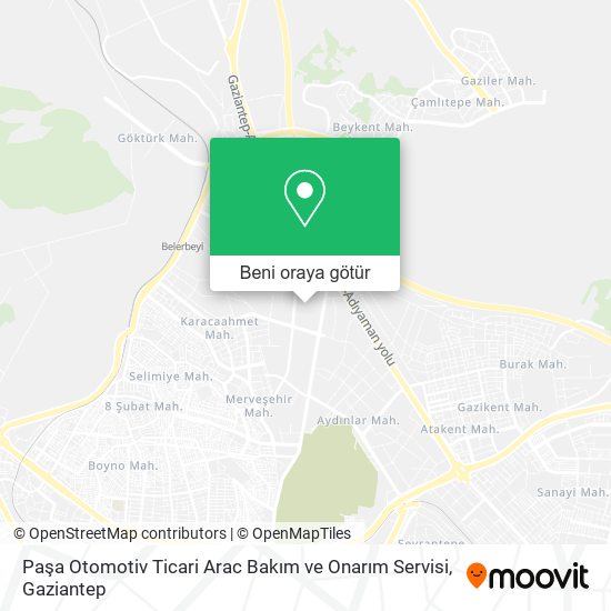 Paşa Otomotiv Ticari Arac Bakım ve Onarım Servisi harita