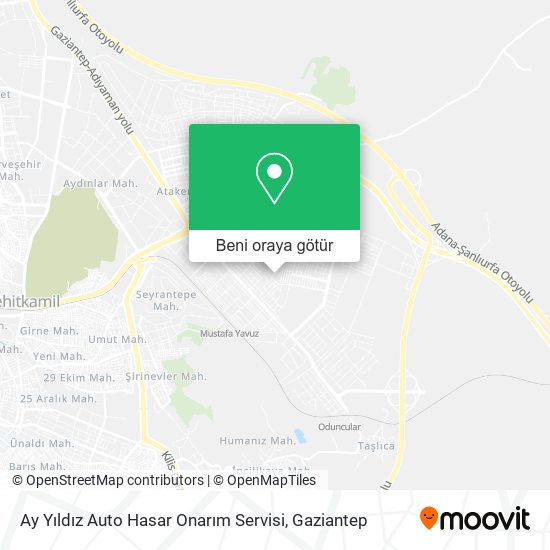 Ay Yıldız Auto Hasar Onarım Servisi harita