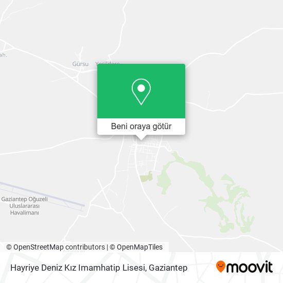 Hayriye Deniz Kız Imamhatip Lisesi harita