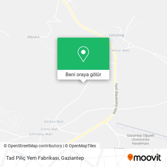 Tad Piliç Yem Fabrikası harita