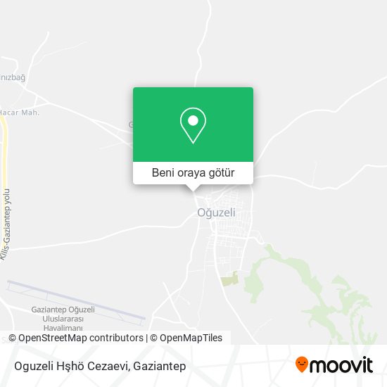 Oguzeli Hşhö Cezaevi harita