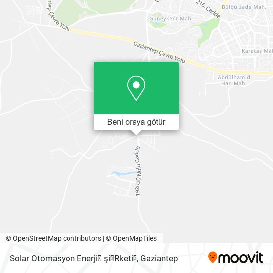 Solar Otomasyon Enerji̇ şi̇Rketi̇ harita