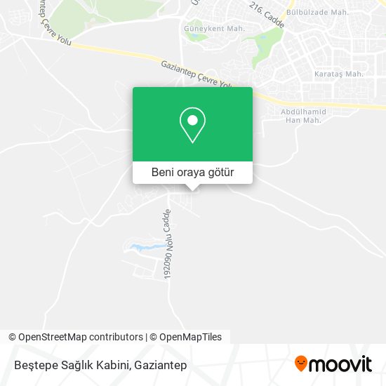 Beştepe Sağlık Kabini harita