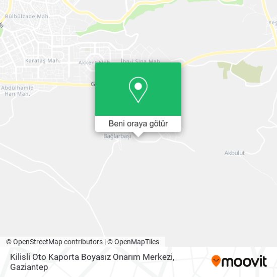 Kilisli Oto Kaporta Boyasız Onarım Merkezi harita