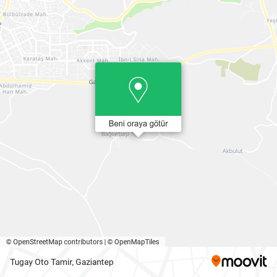 Tugay Oto Tamir harita
