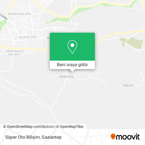 Süper Oto Bilişim harita