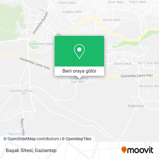 Başak Sitesi harita