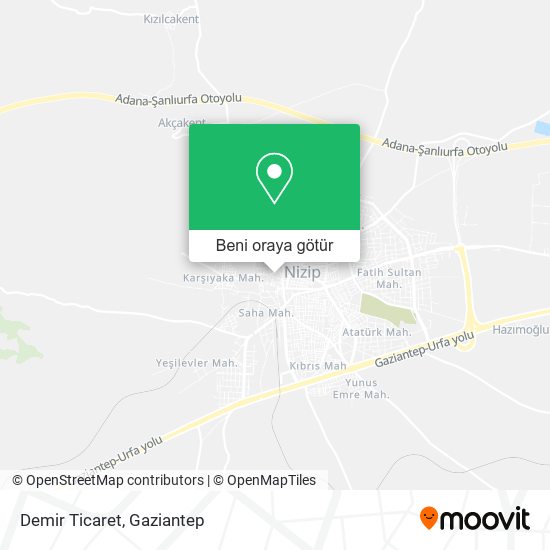 Demir Ticaret harita