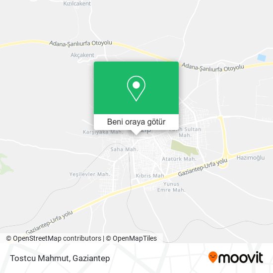 Tostcu Mahmut harita
