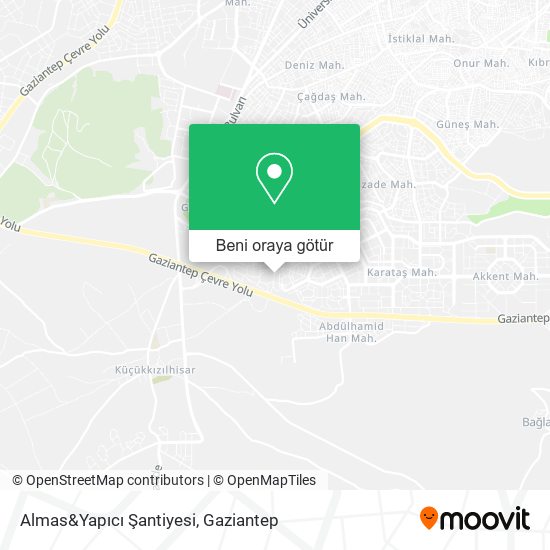 Almas&Yapıcı Şantiyesi harita