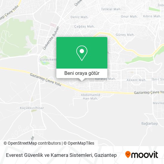 Everest Güvenlik ve Kamera Sistemleri harita
