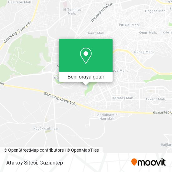 Ataköy Sitesi harita