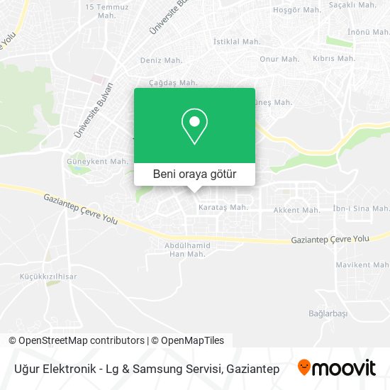 Uğur Elektronik - Lg & Samsung Servisi harita