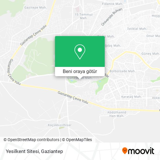 Yesilkent Sitesi harita