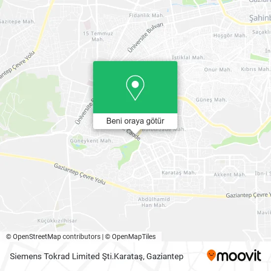 Siemens Tokrad Limited Şti.Karataş harita