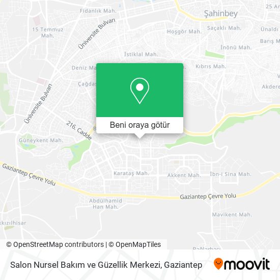 Salon Nursel Bakım ve Güzellik Merkezi harita