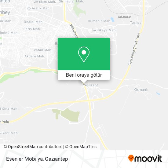Esenler Mobilya harita