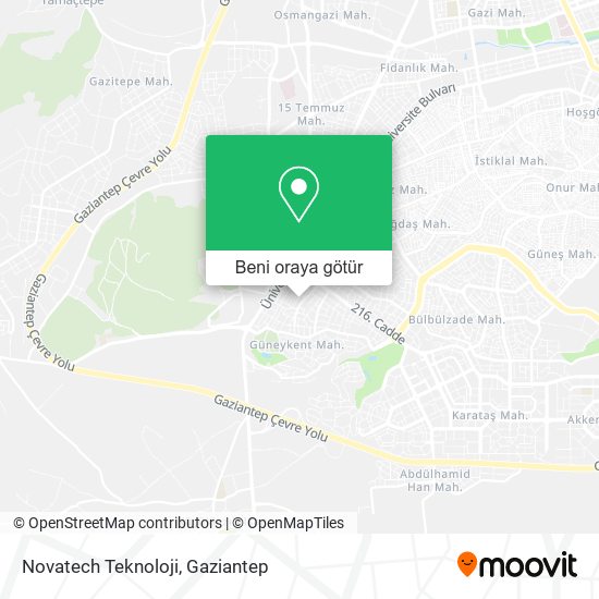 Novatech Teknoloji harita